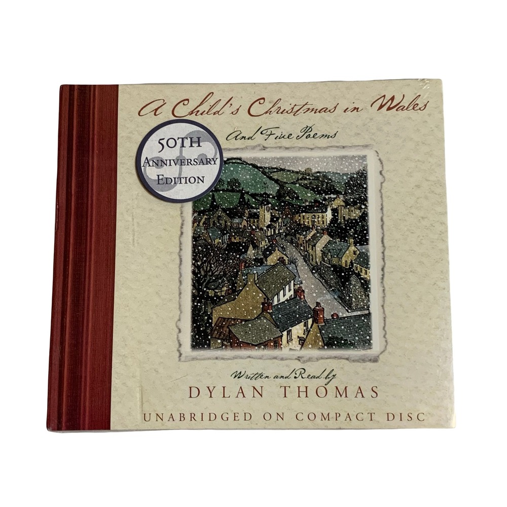 Dylan Thomas A Child's Christmas in Wales 50th Anniversary CD Unabridged Audio